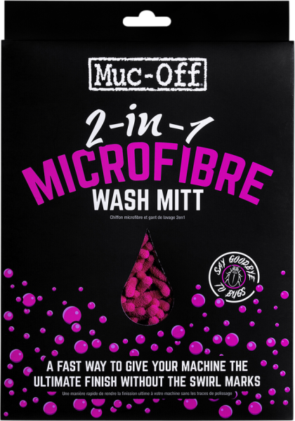 2-in-1 Mikrofaser Waschhandschuh
